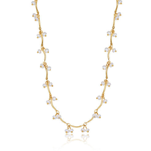 Cherry Pearls Necklace and Bracelet (Purchase Individually) - Zafari Studio Jewelry